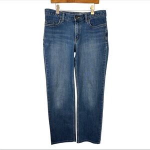 Carhartt Women’s Straight Leg Loose Fit Workwear Blue Denim Jeans Size 8